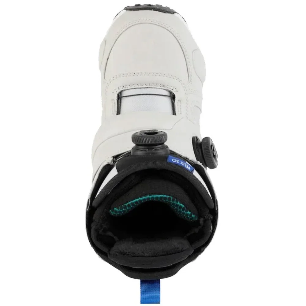 NEW! $480 Burton Felix Step On Snowboard Boots!  9  Light Gray